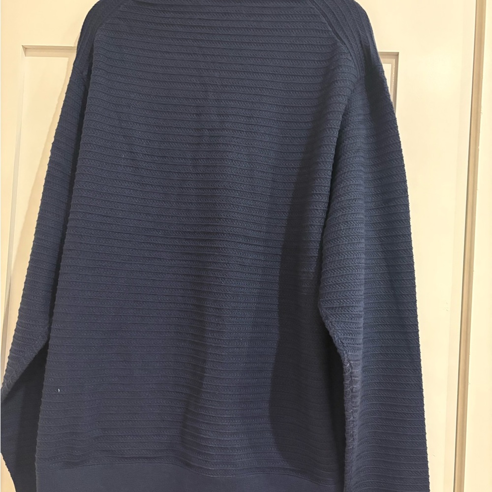 Tommy Bahama Navy Textured Knit Polo XL - Picture 8 of 9
